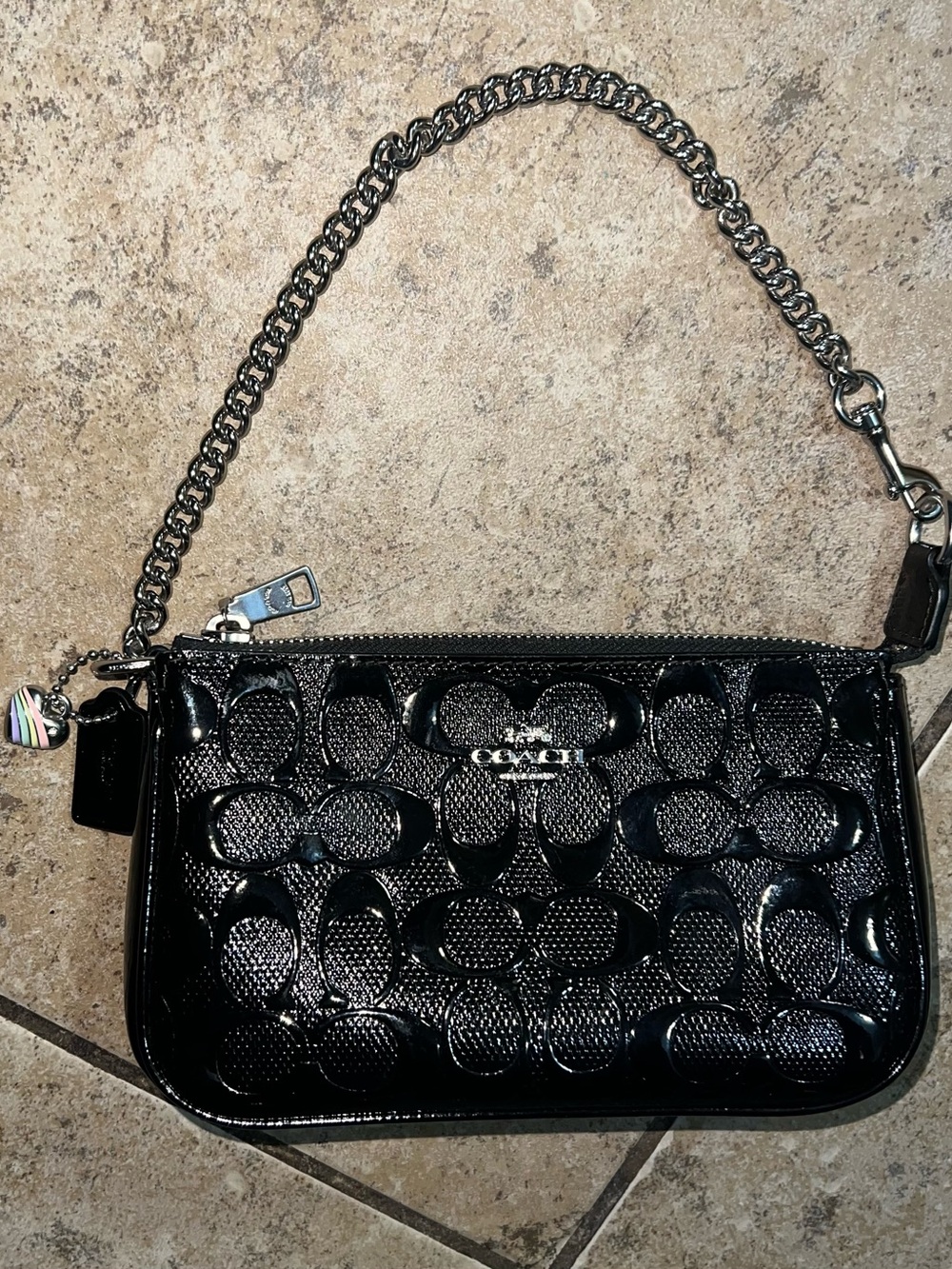 Coach Nolita 19 in Signature Leather With Heart Charm